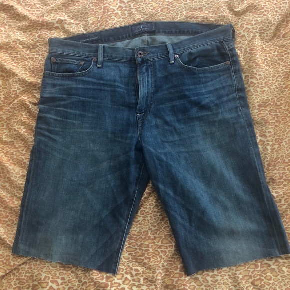 LUCKY BRAND cut off denim shorts 34 - Picture 1 of 9
